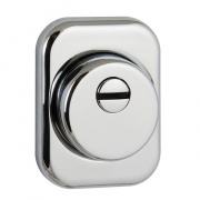 Броненакладка DEF Fuaro (Фуаро) 4286 SQ XL квадрат (хром) CP-8 от Ferrum Door - Входные двери, замки и фурнитура dveri55omsk.ru