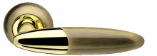 Ручка раздельная Armadillo Sfera LD55-1AB/GP-7 бронза/золото от Ferrum Door - Входные двери, замки и фурнитура dveri55omsk.ru